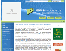 Tablet Screenshot of nbfi-modaraba.com.pk